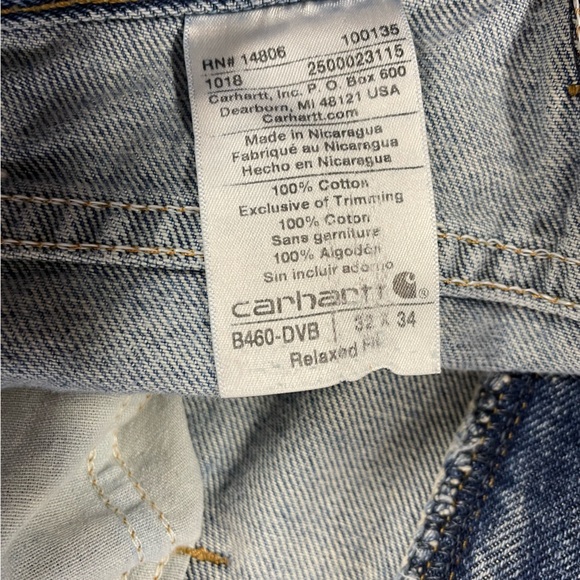 Carhartt work jeans 32x34 - Picture 3 of 3